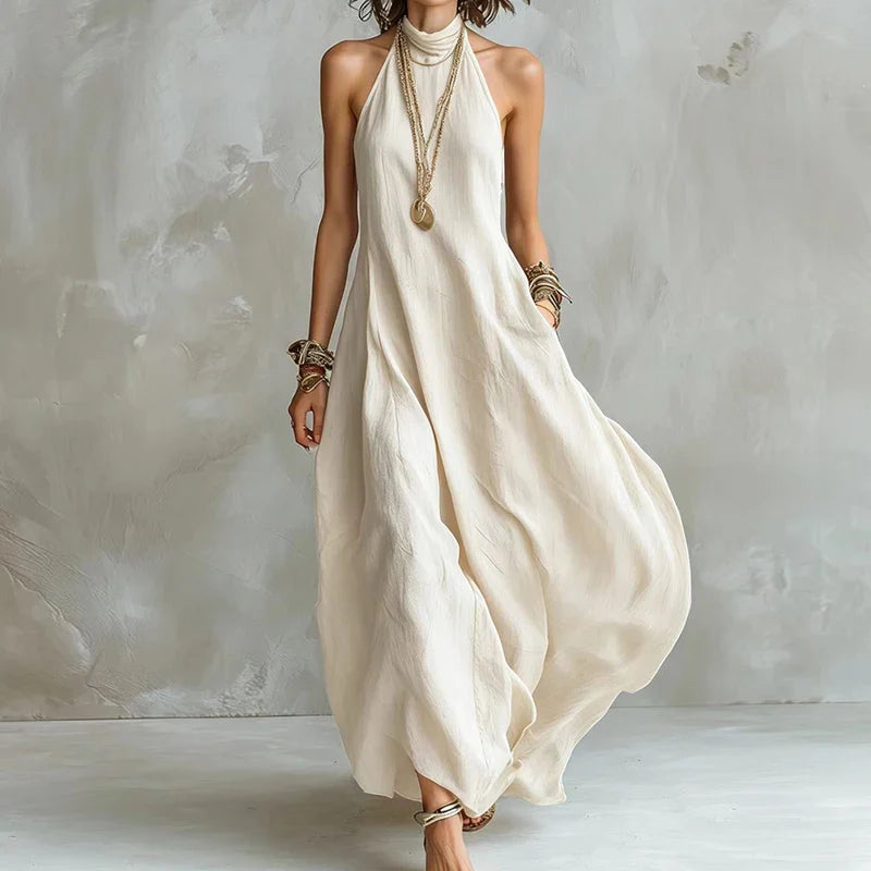 Maya Halter Flowy Maxi Dress – Hartley Ridge