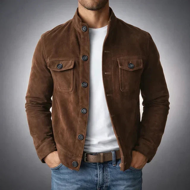 Griffin Structured Collarless Jacket