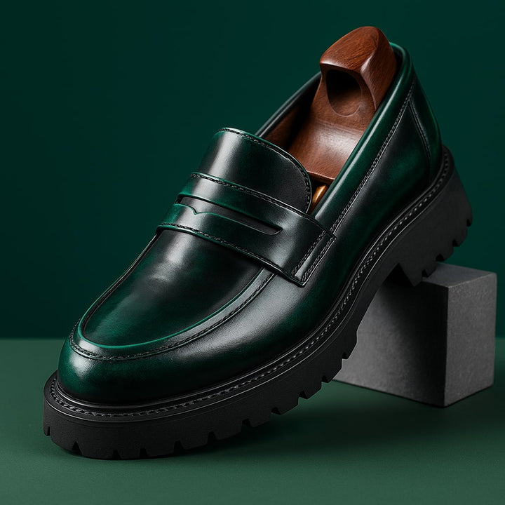Valentino Leather Loafers