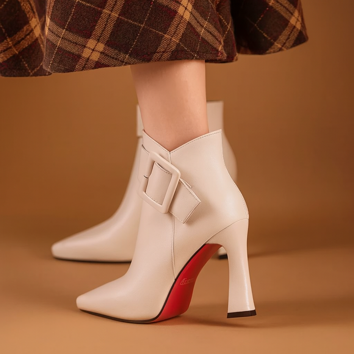 Leslie Leather Ankle Boots