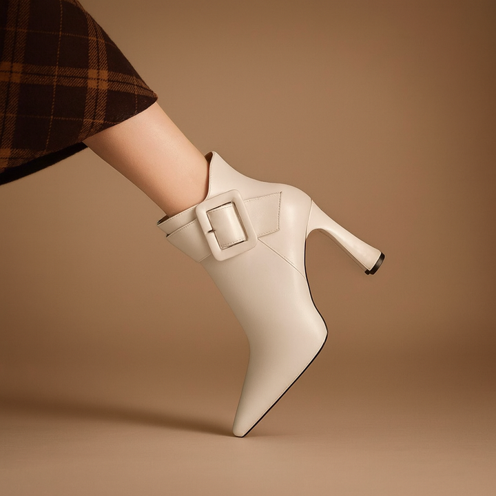 Leslie Leather Ankle Boots