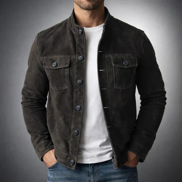 Griffin Structured Collarless Jacket