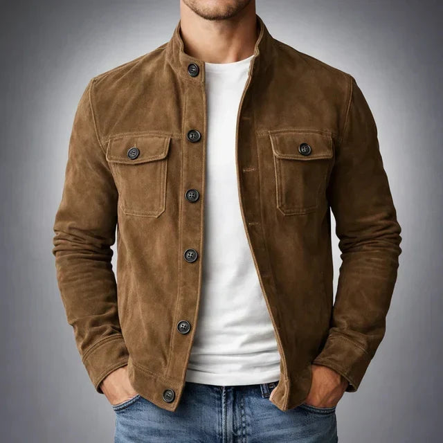 Griffin Structured Collarless Jacket