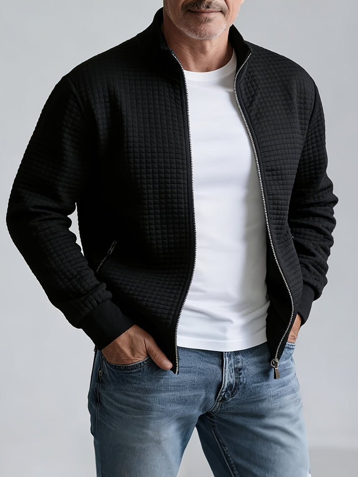 Grayson Stand-Collar Zip Jacket
