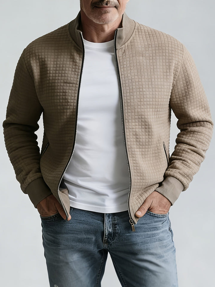 Grayson Stand-Collar Zip Jacket