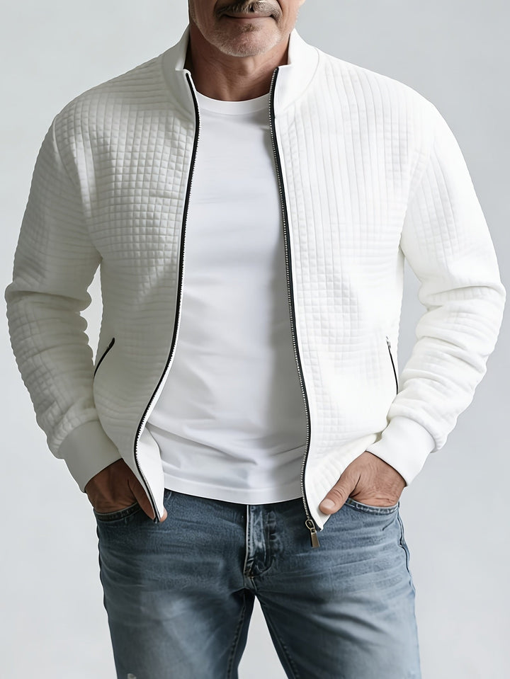 Grayson Stand-Collar Zip Jacket