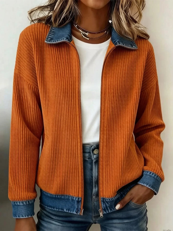 Talia Denim Trim Jacket