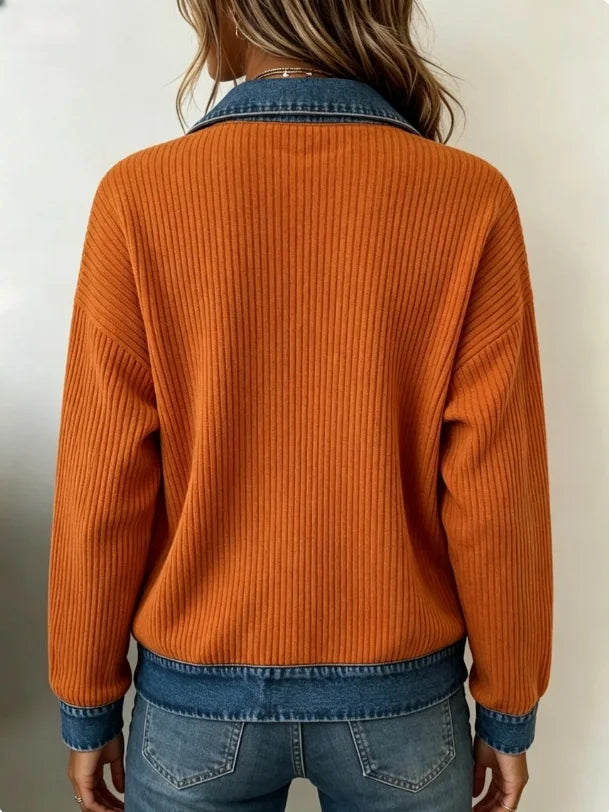 Talia Denim Trim Jacket
