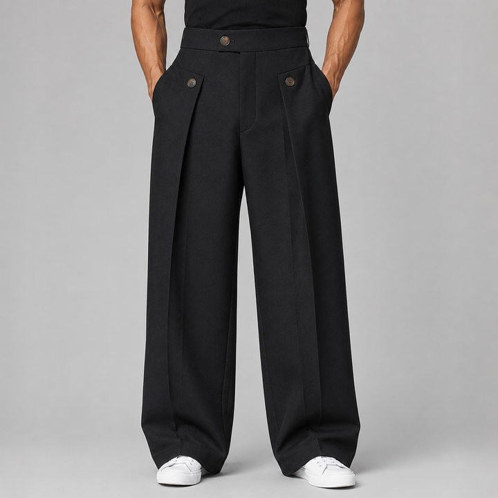 Desmond Pleated Front Trousers