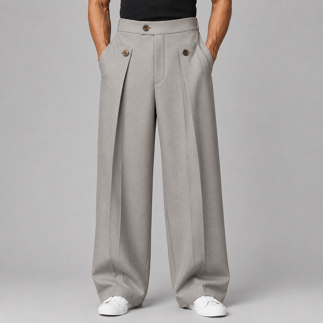 Desmond Pleated Front Trousers