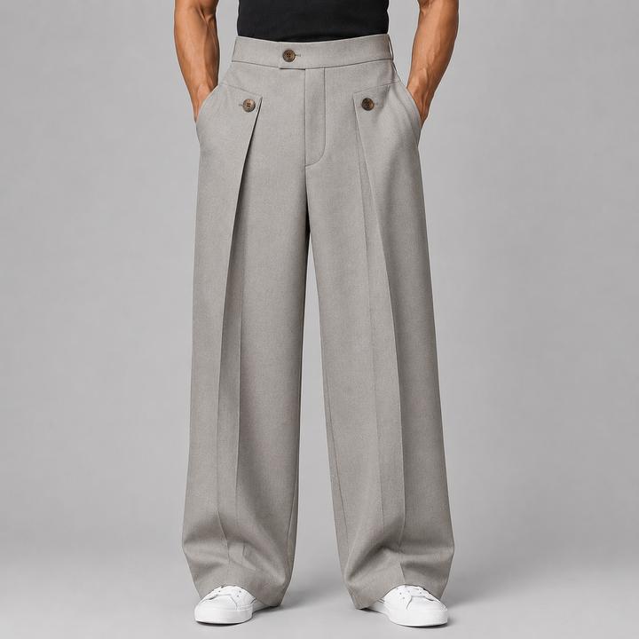 Desmond Pleated Front Trousers