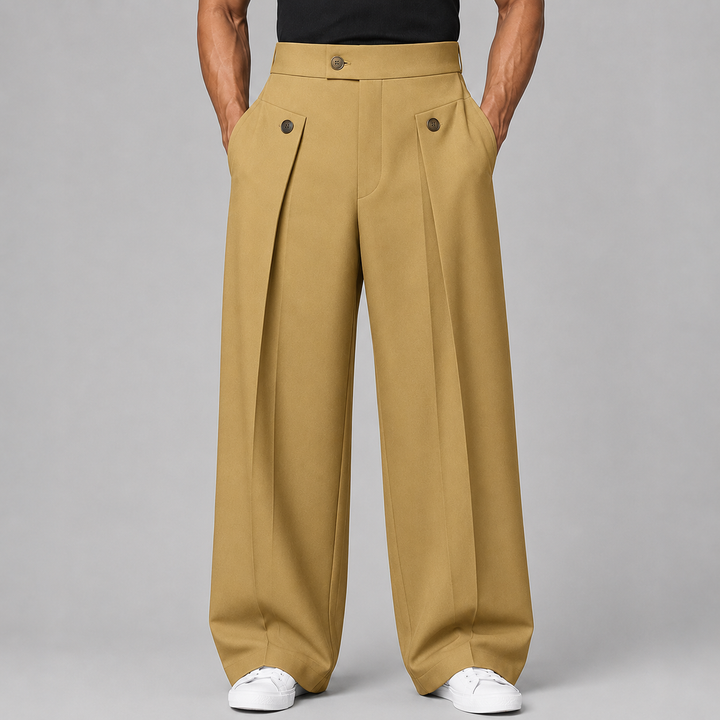 Desmond Pleated Front Trousers