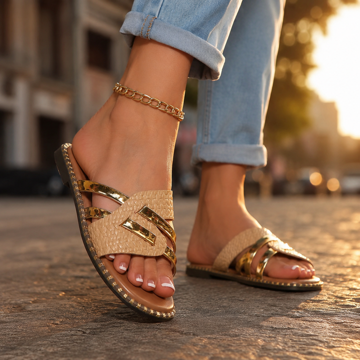 Audrey Orthopedic Lightweight Braided Sandals