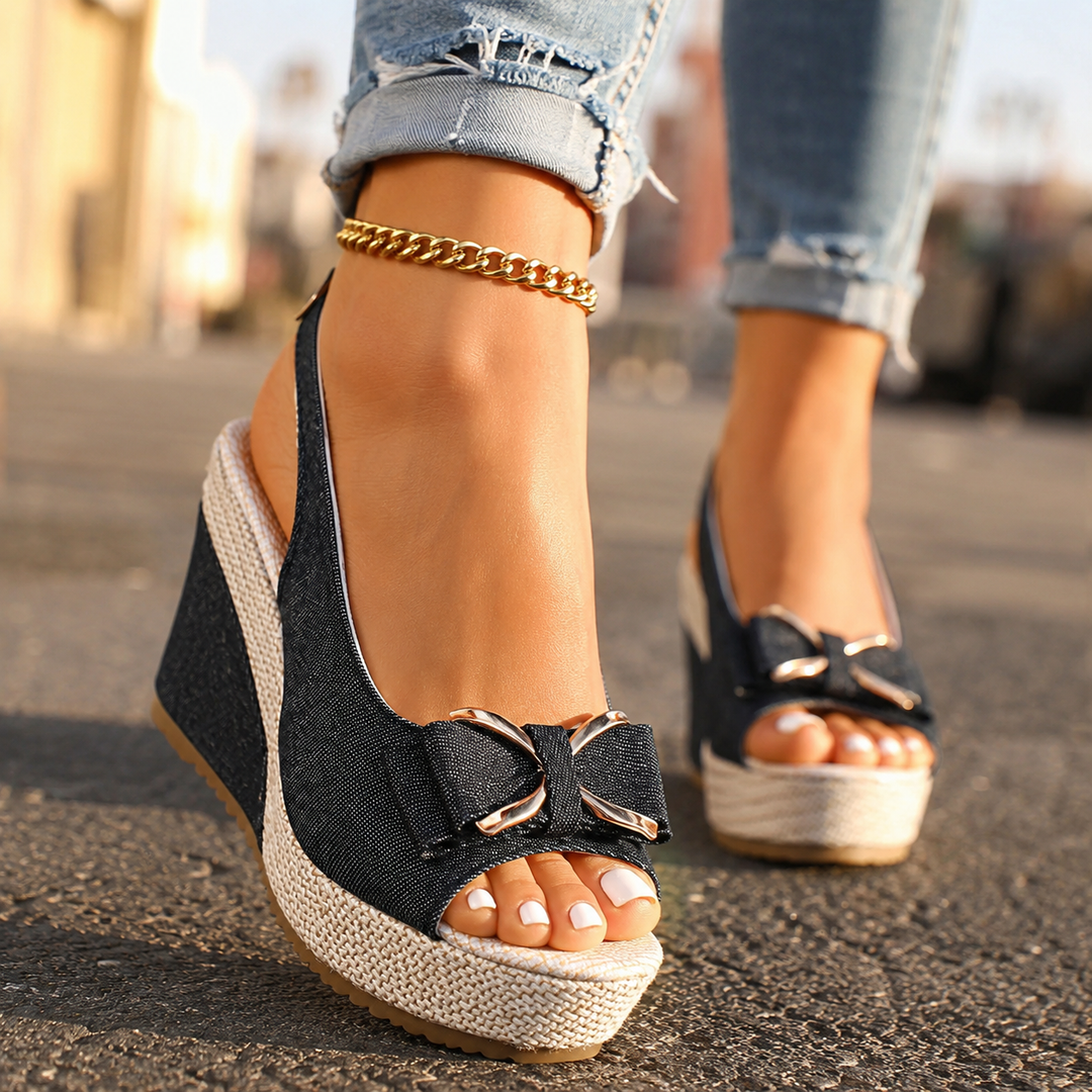 Noami Comfortable Supportive Wedge Sandals