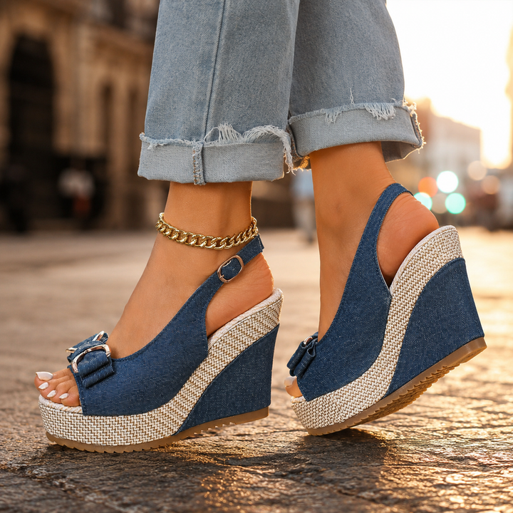 Noami Comfortable Supportive Wedge Sandals