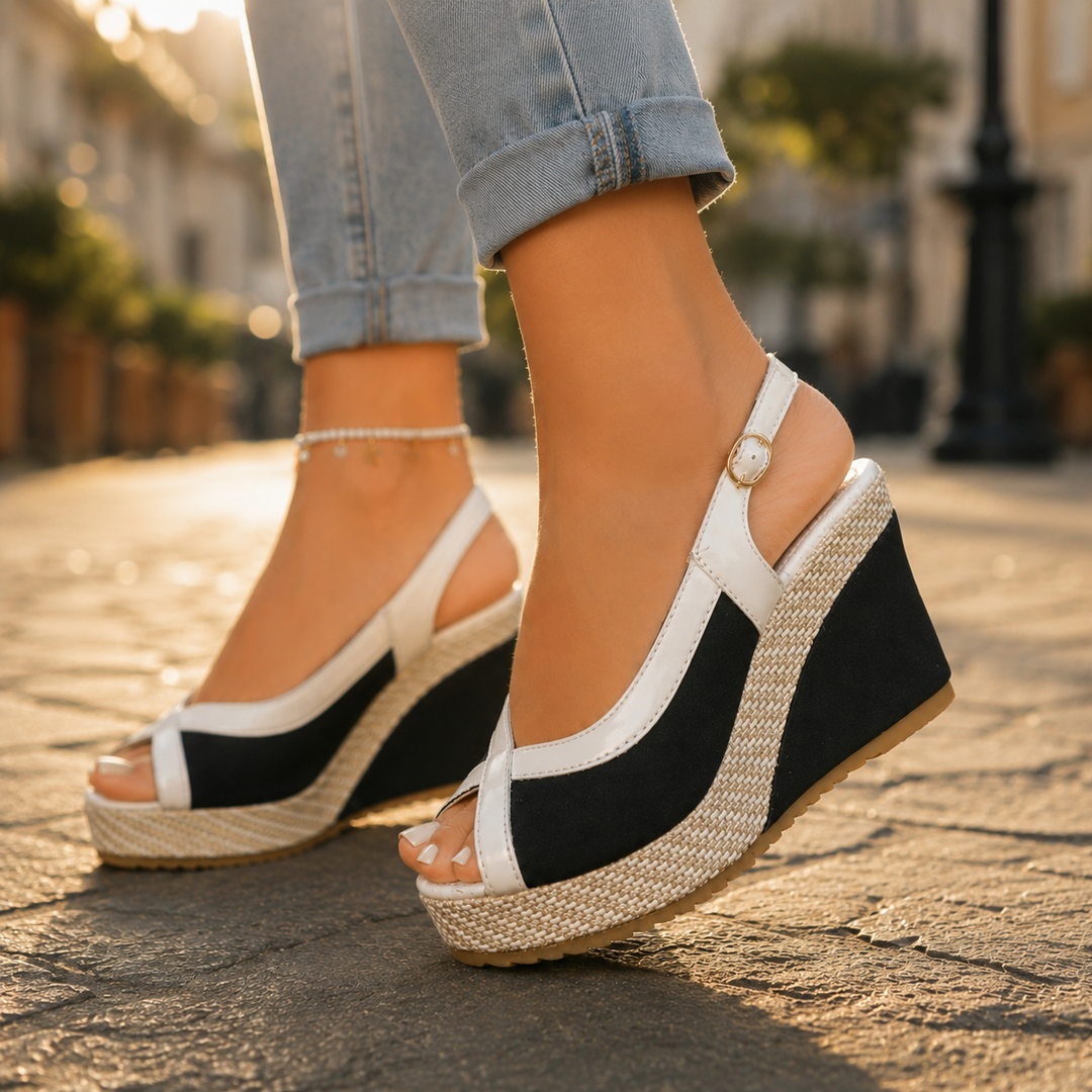 Leona Orthopedic Wedge Sandals
