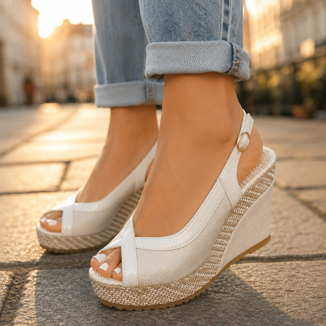 Leona Orthopedic Wedge Sandals