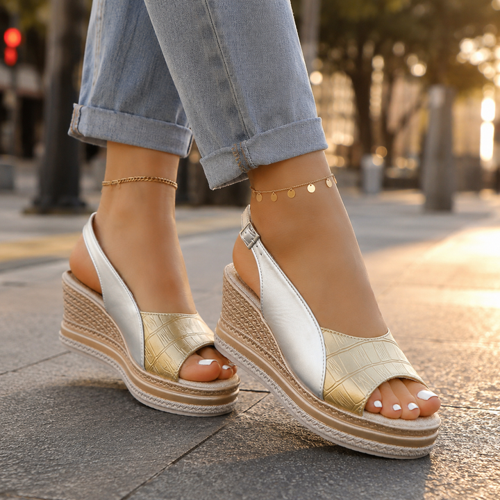 Danrae Orthopedic Slingback Wedge Sandals