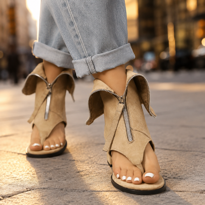 Melanie Peep Toe Gladiator Platform Sandals