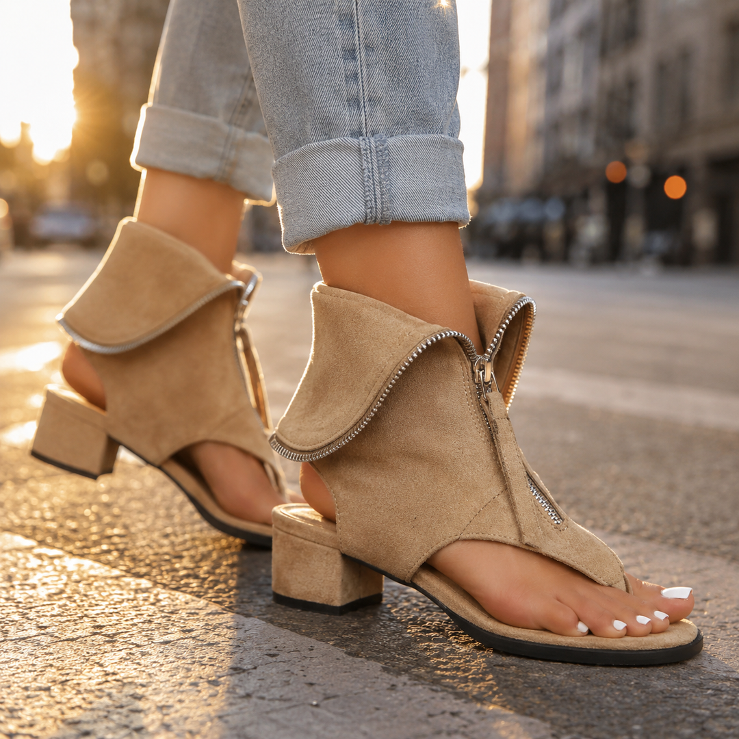 Melanie Peep Toe Gladiator Platform Sandals