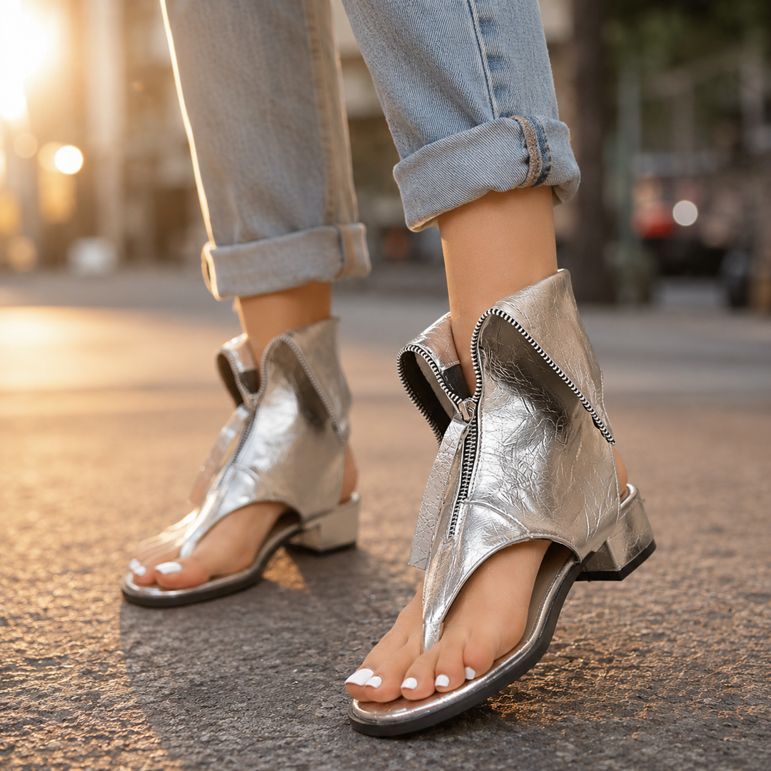 Melanie Peep Toe Gladiator Platform Sandals