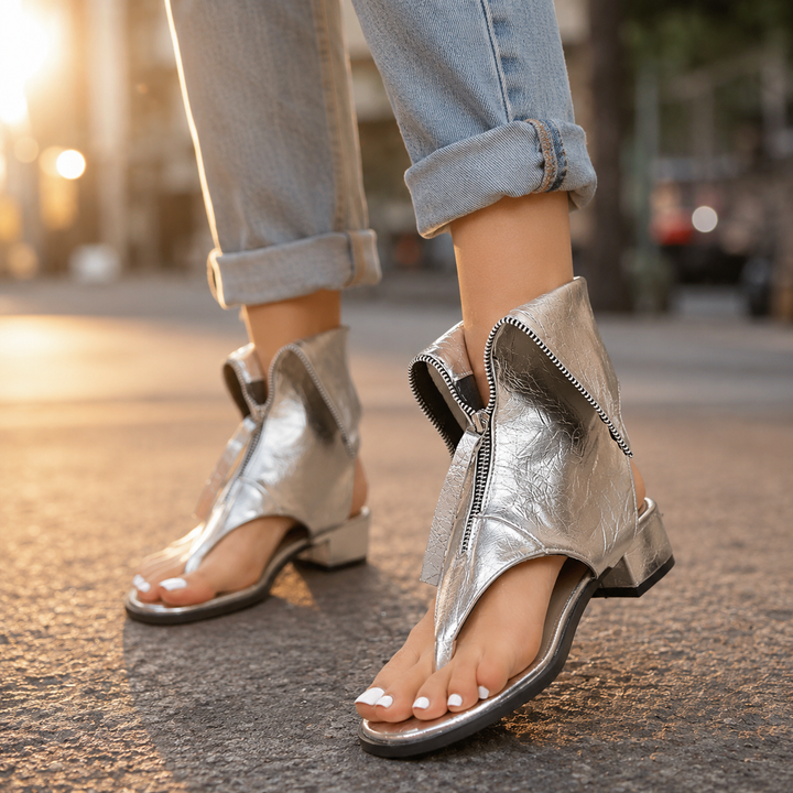 Melanie Peep Toe Gladiator Platform Sandals