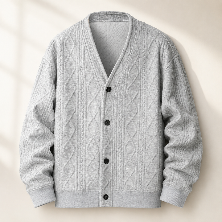 NolanDiamond Button Cardigan