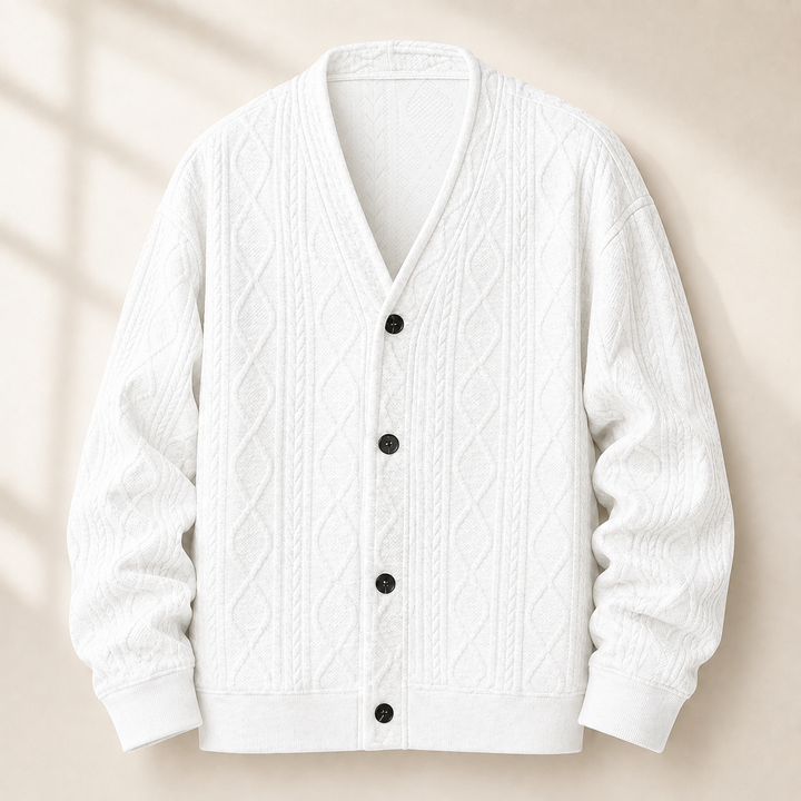 NolanDiamond Button Cardigan
