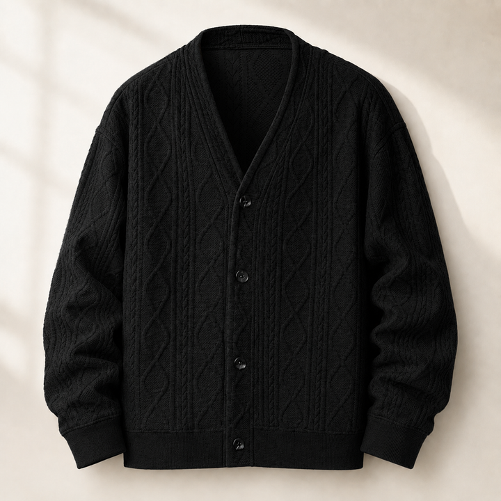 NolanDiamond Button Cardigan