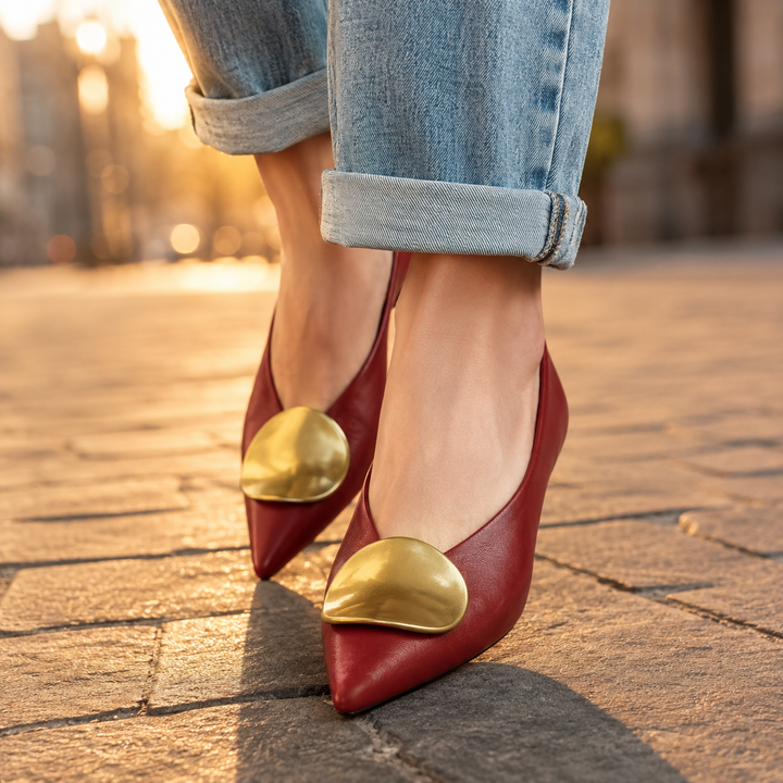 Anouk Comfortable Pointed Toe Low Heels