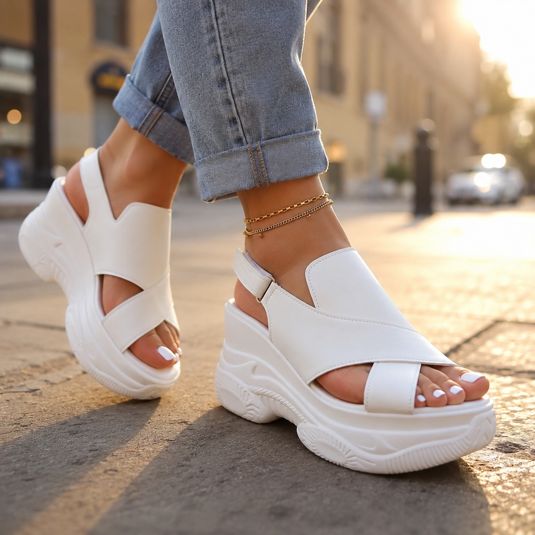 Elvira Orthopedic Chunky Sole Sandals