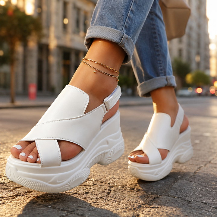 Elvira Orthopedic Chunky Sole Sandals