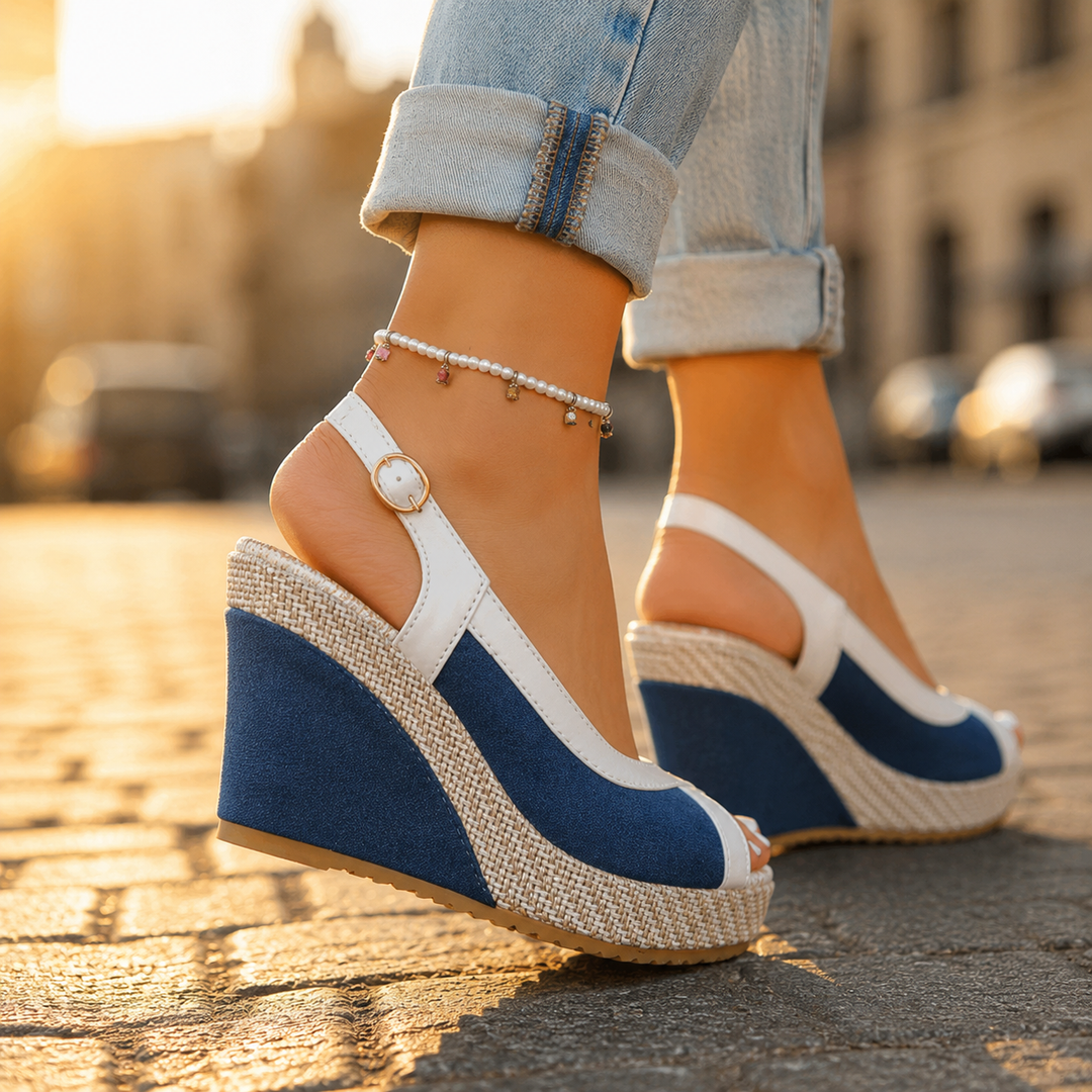 Leona Orthopedic Wedge Sandals