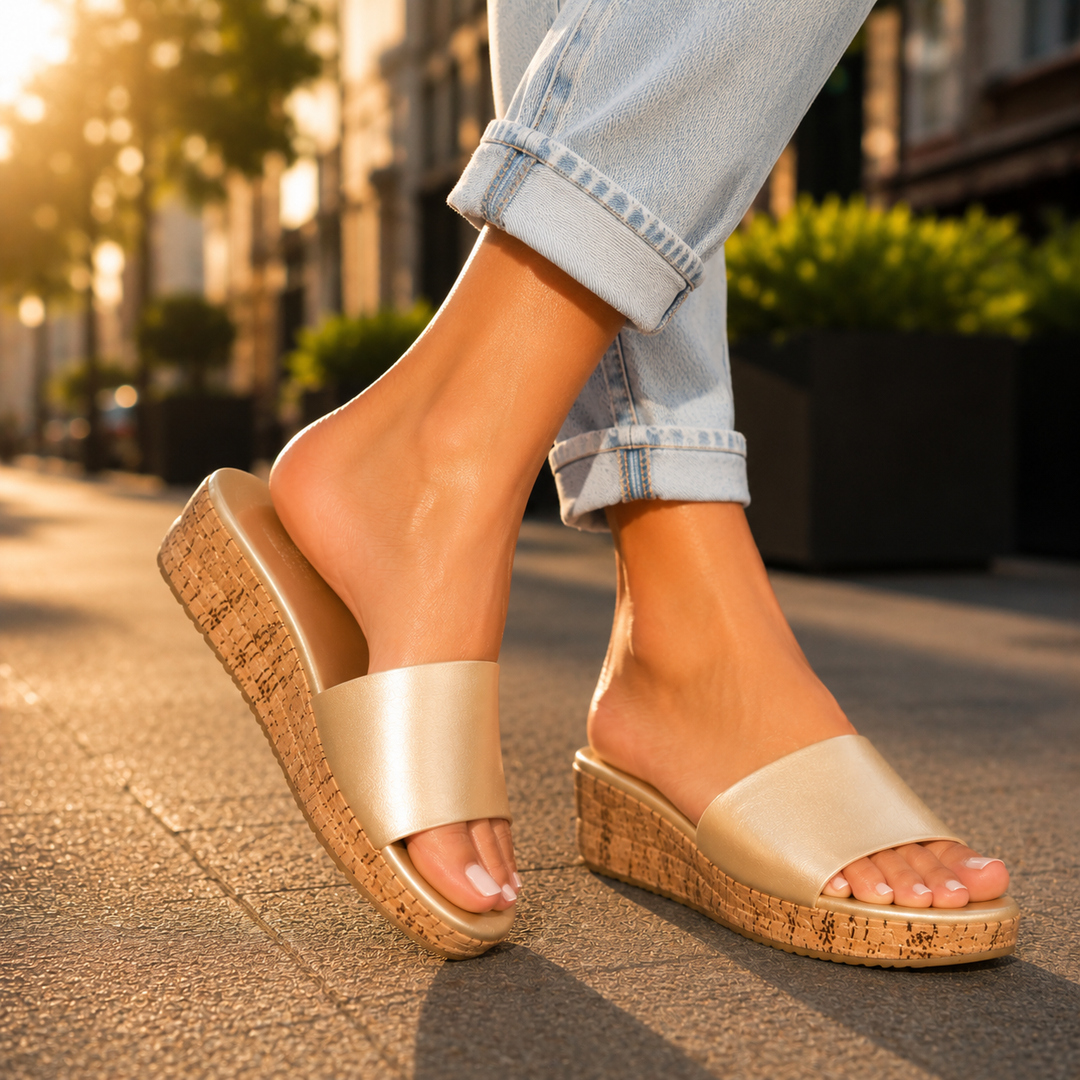 Beverly Comfortable Wedge Sandals