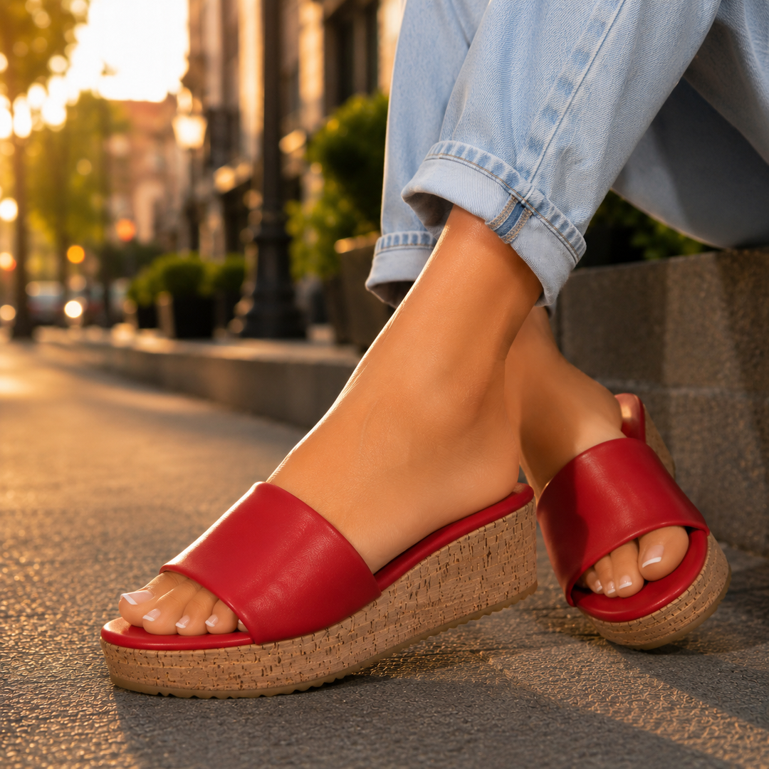 Beverly Comfortable Wedge Sandals