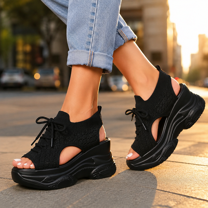 Quilla Orthopedic Platform Sandals