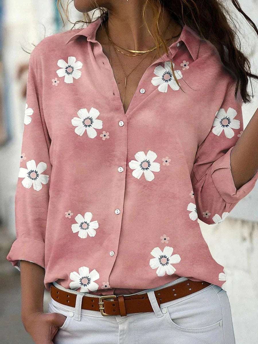 Solariah Long Sleeve Floral Shirt