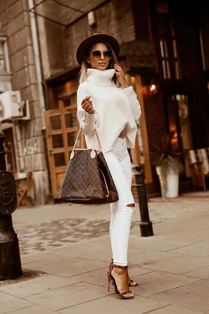 Marigold Turtleneck Knit Sweater