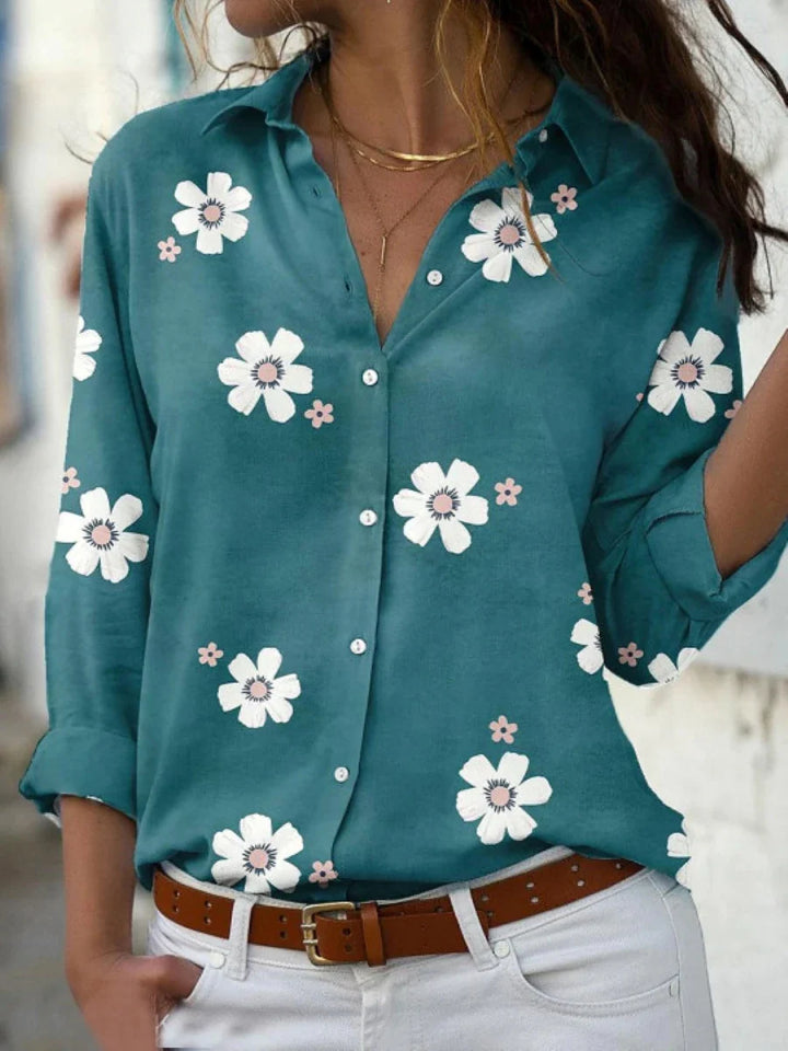 Solariah Long Sleeve Floral Shirt