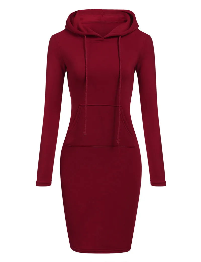 Sylvie Hooded Sweatshirt Dress