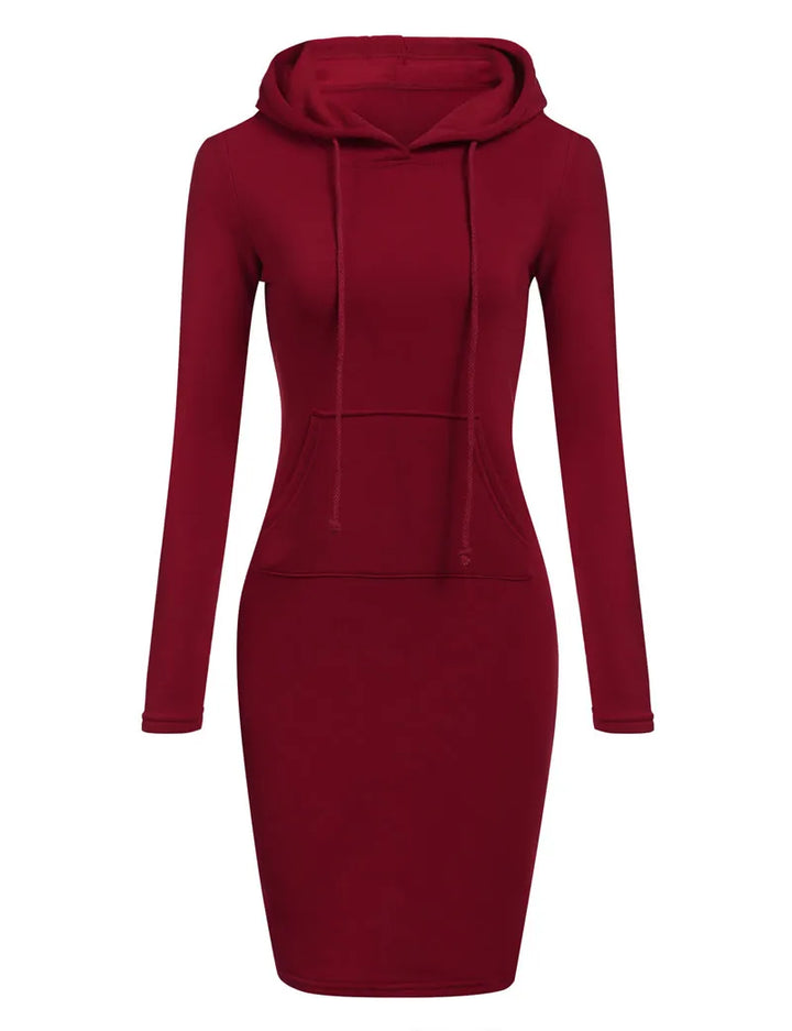 Sylvie Hooded Sweatshirt Dress