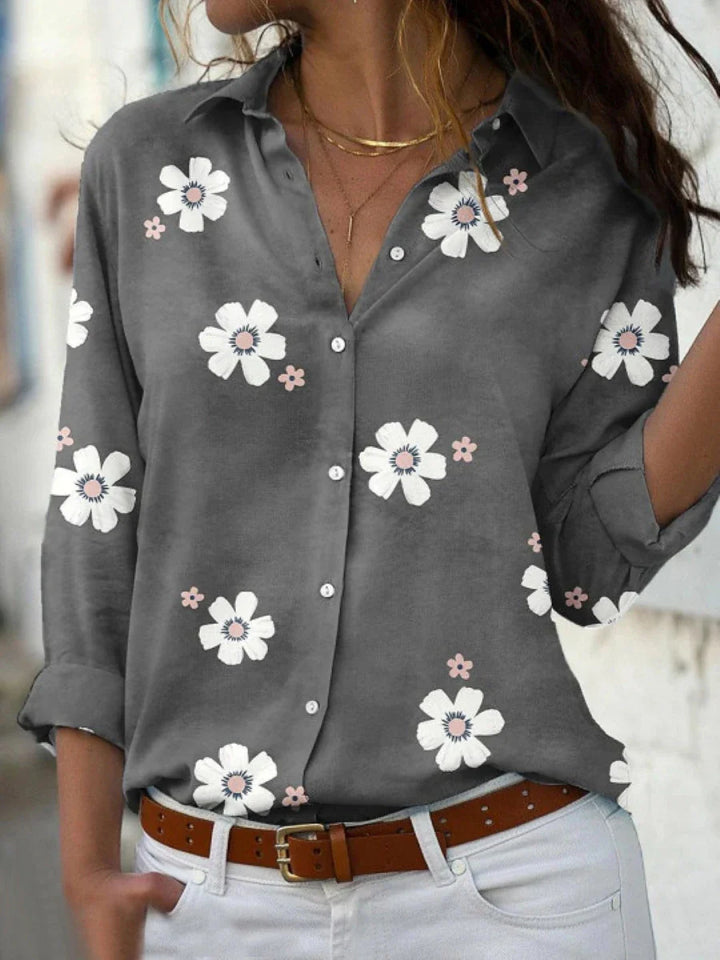 Solariah Long Sleeve Floral Shirt