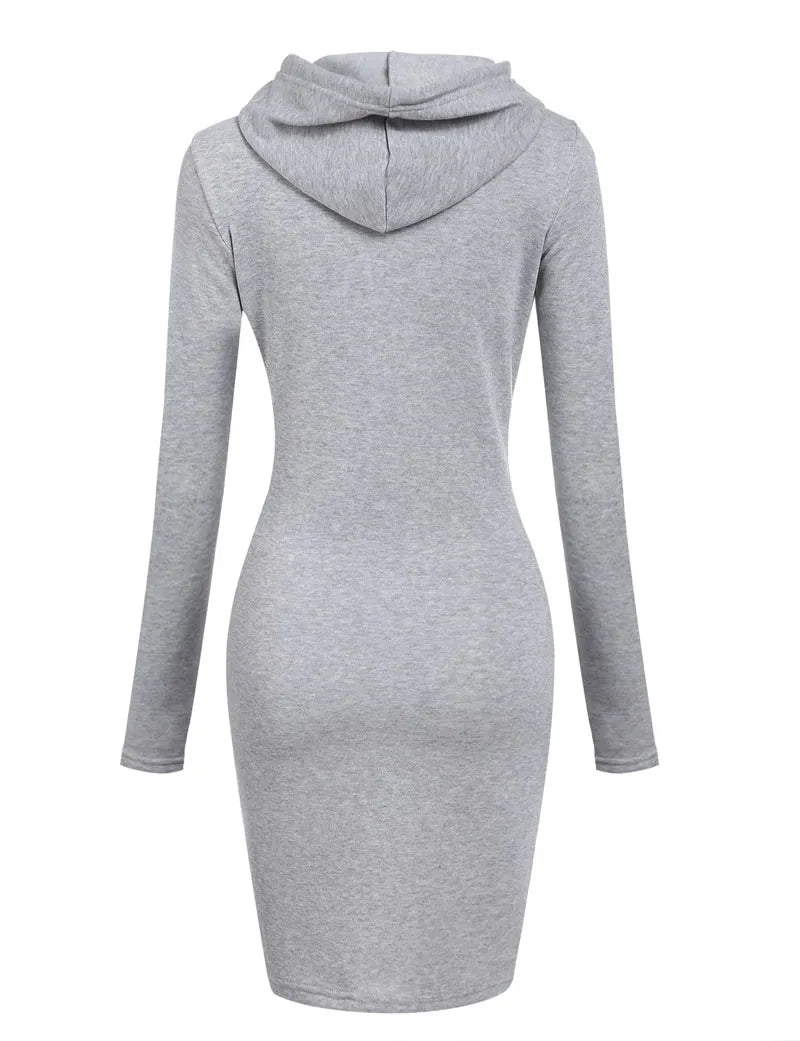 Sylvie Hooded Sweatshirt Dress