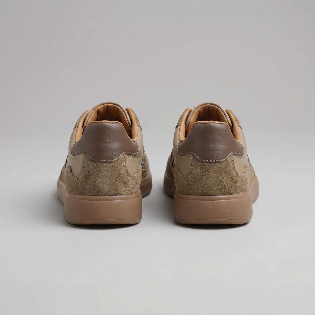 Caspian Retro Lace-Up Sneakers