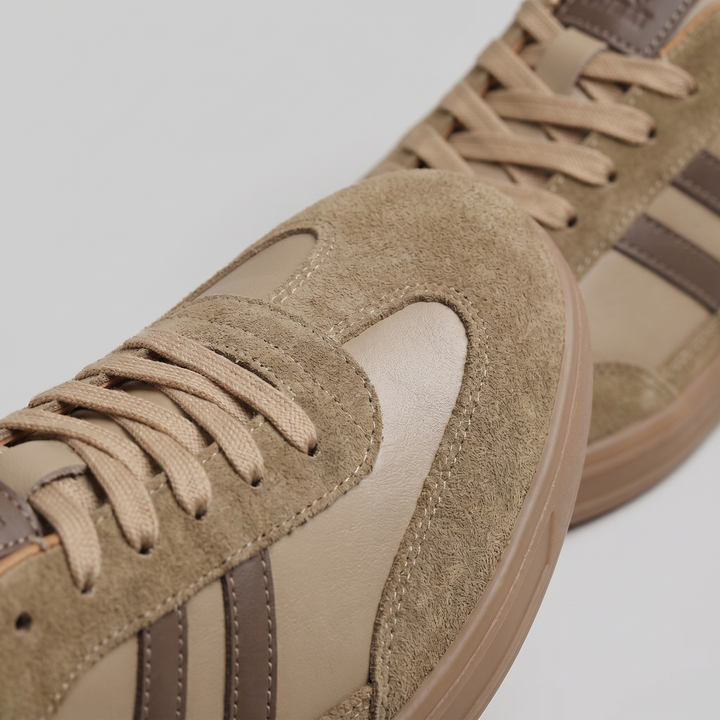 Caspian Retro Lace-Up Sneakers