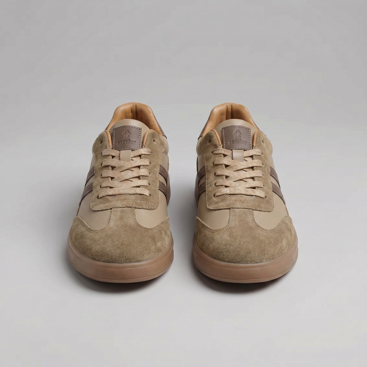 Caspian Retro Lace-Up Sneakers