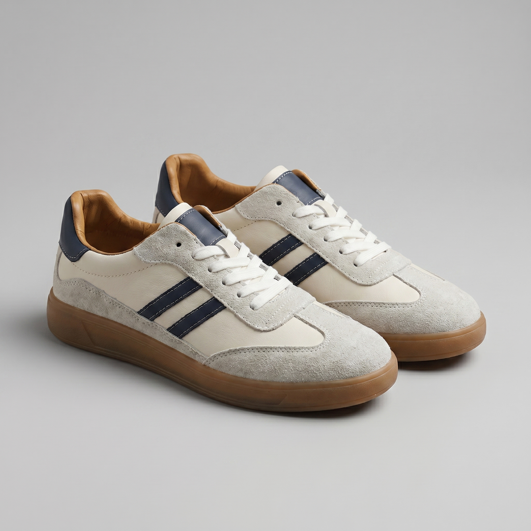 Caspian Retro Lace-Up Sneakers