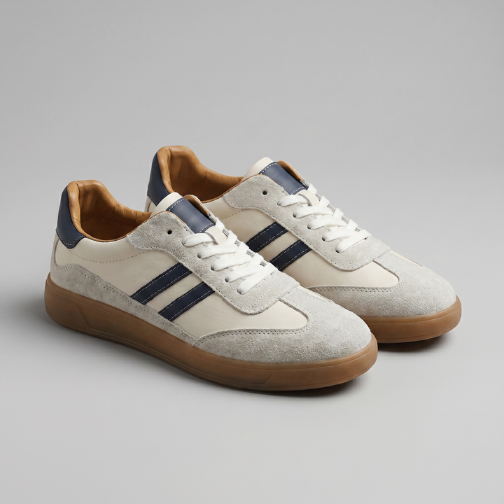Caspian Retro Lace-Up Sneakers