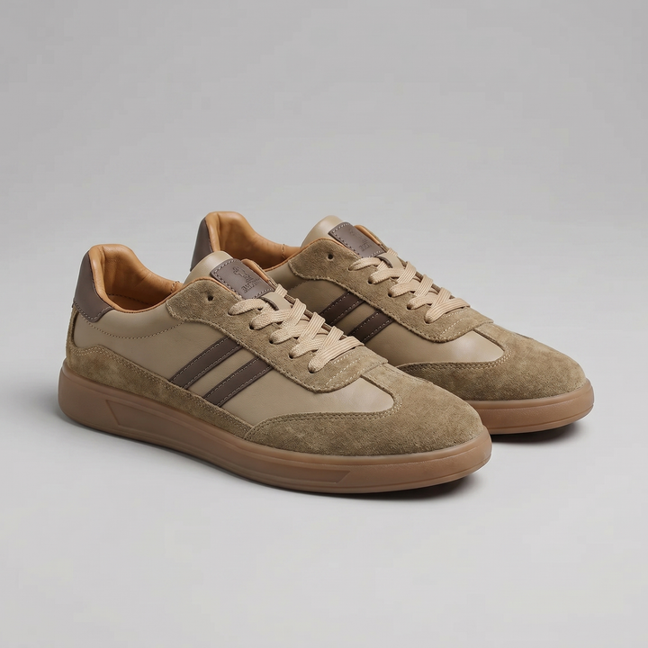 Caspian Retro Lace-Up Sneakers
