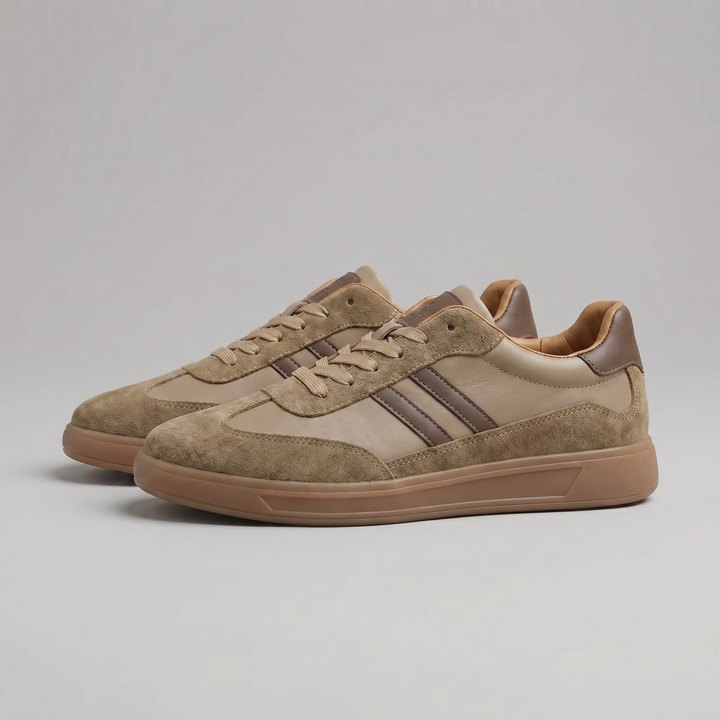 Caspian Retro Lace-Up Sneakers